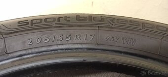 Dunlop 205/55 R17 95Y 2x5,5mm; 2x3,5-4,5mm - 5