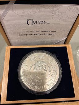 Strieborné kilogramové mince ČM - 5