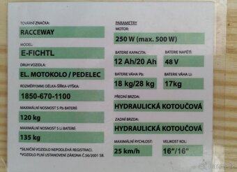 Elektroskútr RACCEWAY® E-FICHTL® - 5