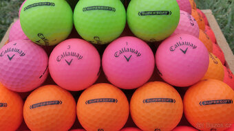 Golfové míčky - CALLAWAY SUPERSOFT Mat.Barva - 5