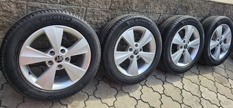 Originál alu Škoda 4 5x112 205/55 R16 - 7mm - 5