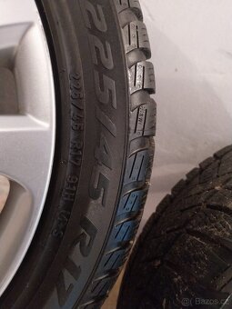 Alu kola Škoda Trifid 5x112 R17 zimní Pirelli Scotto zero 3 - 5