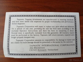 Zavitorezná hlava TAPMATIC 60X - 5