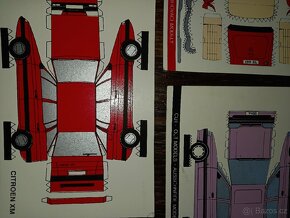 Samolepky rallye a papírové modely auta - 5