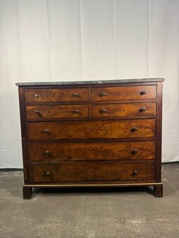 Starožitná komoda s mramorovou deskou (137028) - 5