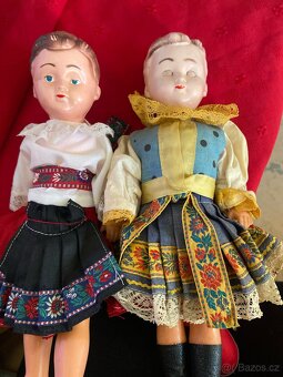 Panenky v kroji,výška cca 30cm - 5