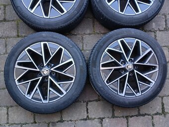 ALU kola,sada,ŠKODA SLAGARD,originál,205/55 R17,5x112,TOP - 5
