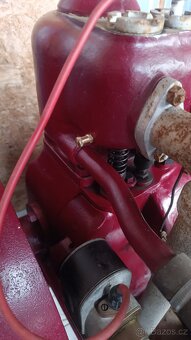 Stabilní motor Slavia 3hp v chodu - 5