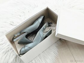 Khaki páskové lodičky vel 35 - 5