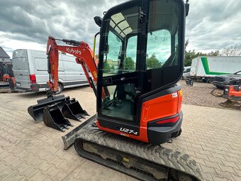 Kubota u27-4 Minibagr 2,7T + 3x lžíce - 5