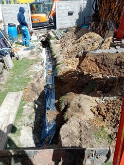 Pujčim / pronajem / výkopové práce minibagrem na zakázku - 5
