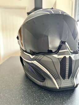 Ruroc Atlas 4.0 Carbon Black Panther minimálně nošená - 5