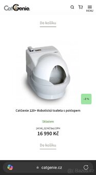 Catgenie 120+ sada - automatická kočičí toaleta / záchod - 5