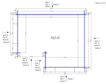 Zahradní domek s terasou Gloria 500 x 500 cm, 34 mm - 5