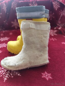 Dětské zateplené gumáčky značky DEMAR MAMUT vel. 24/25 - 5