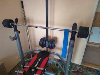 Posilovací lavice insportline Bastet  4069 + přísluš - 5