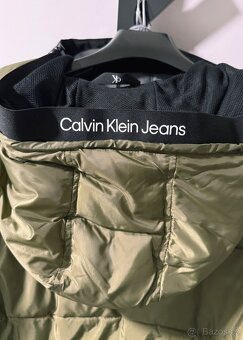 Bunda Calvin Klein Jeans olivová M - 5