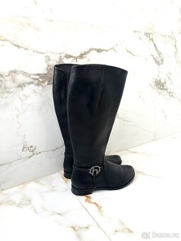 Kožené kozačky Högl - 5