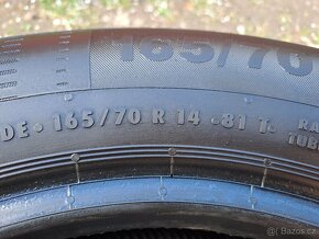 2 Letní pneumatiky Continental ContiEcoContact 5 165/70 R14 - 5