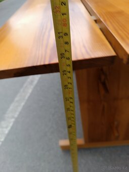 S DOVOZEM jídelní set masiv. stůl, lavice a 3 stoličky židle - 5