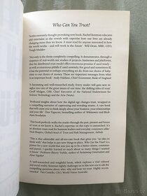 Kniha / Book: Who can you trust? - Rachel Botsman - 5