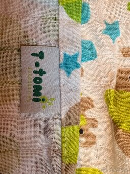 Látkové pleny T-Tomi – 9 ks 75×75 + 1 ks 120×120, nové - 5