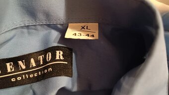 Modrá pánská košile 43-44 - 5