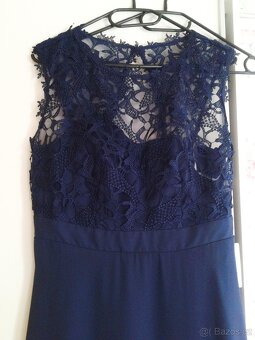 Nádherné dlouhé společenské šaty 40/42 - 5