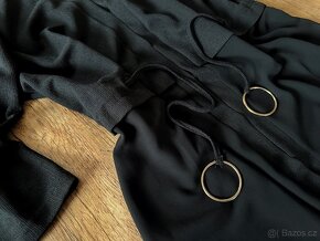 Černý šifonový kardigan - 5