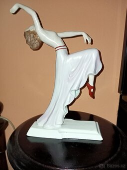 POLO AKT dívka v záklonu ROYAL DUX ART-DECO v.25cm - 5