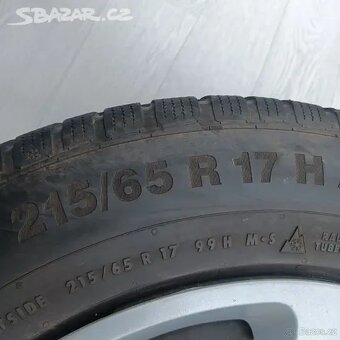 Sada kol Peugeot 215/65/R17" pneuZDARMAContinental - 5