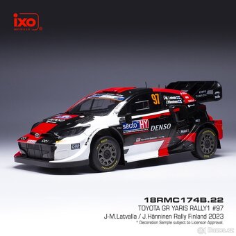 Modely Toyota GR Yaris Rally 1:18 IXO - 5