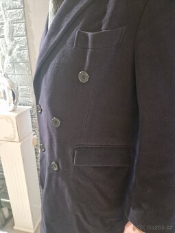 Pánský dlouhý kabát Berwin & Berwin - 100% Cashmere (L) - 5