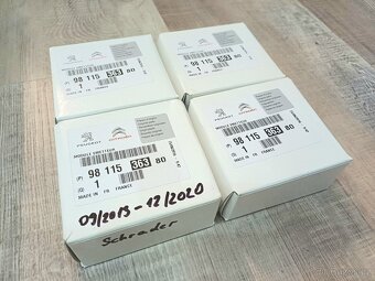 Originální snímače tlaku TPMS Citroen/Peugeot 4ks - 5