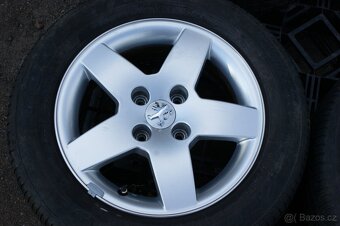 hezky stav 4ks alu original vozy Peugeot a Citroe letni pneu - 5