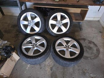 ALU Audi R18 5x112, letní pneu 245/45 R18 - 5