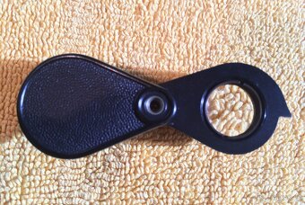 Lupa Apl.10x Carl Zeiss Germany Bakelitové pouzdro - 5