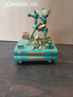 Hrací skříňka houpací koník - 5