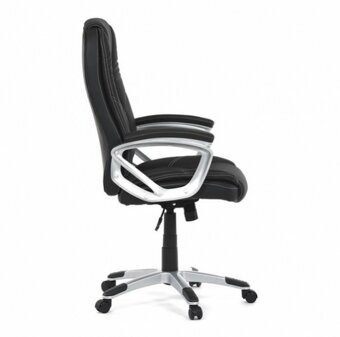 Kancelářské křeslo v černé ekokůži model KA-Y282 BK - 5