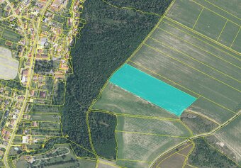Pozemky u Znojma – velké celky s dobrou bonitou – 13,4 ha - 5