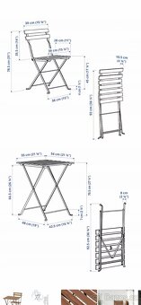Stůl a židle IKEA TÄRNÖ - 5