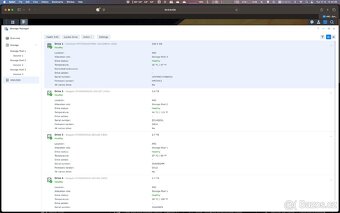 NAS server, datové úložiště 3TB + 4TB + 240GB - 5