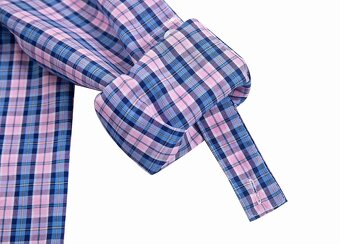 Chlapecké bavlněné kostkované košile Bienzoe.Vel.110/5kusů/ - 5