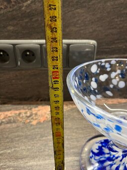 Mísa na noze hutní sklo - nedokážu zařadit - 5