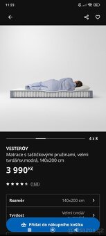 Matrace IKEA 140x200 - 5