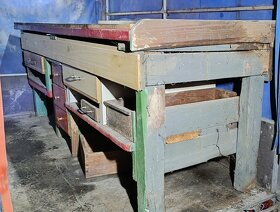 Pracovní dřevěný stůl (ponk) - 5