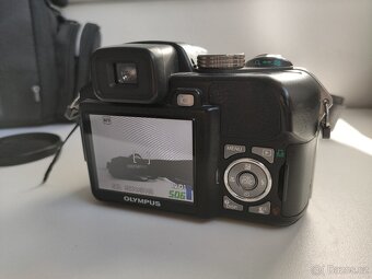 PRODÁNO-Olympus SP-560UZ+brašna,příšlušenství a 2GB xD karta - 5