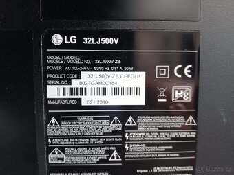 LG32LJ500V,80cm.FullHD,DVB-T2,Sat.Tuner - 5