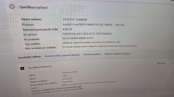 PC i5 2.9Ghz, 8GB RAM, grafická karta gtx 1660 super, win11 - 5