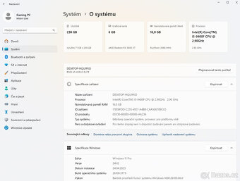 🚀 HERNÍ PC INTEL i5-9400F, 16GB RAM, RX 5600XT, SSD 🚀 - 5